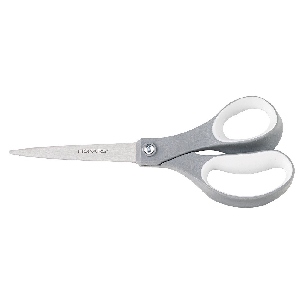UPC 020335031227 product image for Fiskars Softgrip Scissors, 8 in. Length, Straight, Stainless Steel | upcitemdb.com