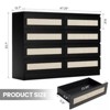Dresser for Bedroom, Rattan 6/8 Drawer Dresser for Closet, Double Wood Dressers & Chest of Drawers, For Bedroom/Living Room/Entryway, Natural - 2 of 4