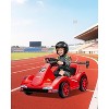 Kids Electric Go Kart,6V Ride On Car w/Parent Remote Control,Music & Stories - 4 of 4