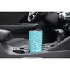 Elanze Designs 20 oz Stainless Steel On the Go Insulated Travel Tumbler With Push Top Lid, Sky Blue Zebra Print Sky Blue - 3 of 4