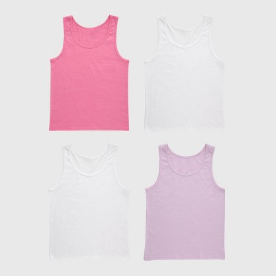 Hanes Girls' 4pk Camisole - Colors May Vary 