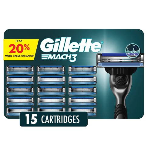 Lot of 4 Gillette Mach3 razor newest cartridges New