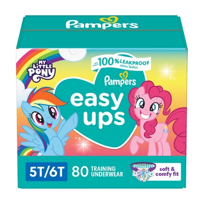 Easy Ups Girls' Disposable Training Underwear - (Select Size and Count)