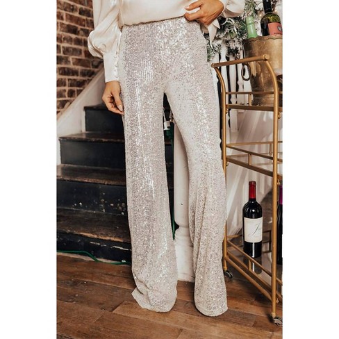 Women's Sequined pant - LUCY PARIS - image 1 of 2