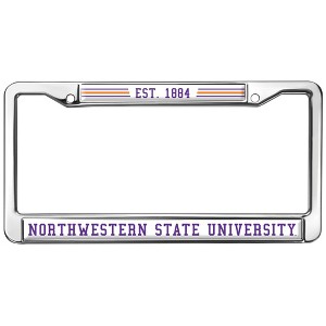 Northwestern State School Logo Full Size Standard License Plate Metal Frame - 1 of 4