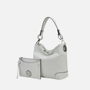 MKF Collection Viviana Vegan Leather Hobo Bag with Matching Wristlet by Mia K - 1 of 4