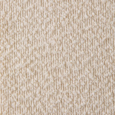 Harper Cream Boucle Upholstered Metal Bench