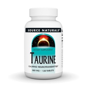 Taurine 500mg by Source Naturals, Inc.  -  120 Tablet - 1 of 3