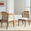 Christopher Knight Home Whim Rubber Wood Dining Chair with Rattan Back (Set of 2) - 2 of 4