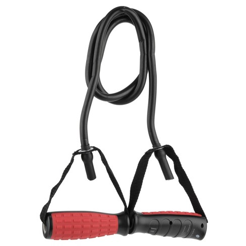 Resistance Bands Handles Strength Training Pull Handle Grips Gym Workout Red 