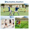Portable Soccer Goals for Backyard, Pop Up Soccer Net Set of 2 with Ball, Cones, Pump, Stakes, Outdoor Soccer Training Equipment for Practice - 3 of 4