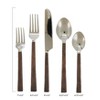 Saro Lifestyle Flat Handle Flatware, Copper - 2 of 3