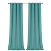 GoodGram 2 Pack Hotel Thermal Grommet 100% Blackout Window Curtain Panels - 2 of 2