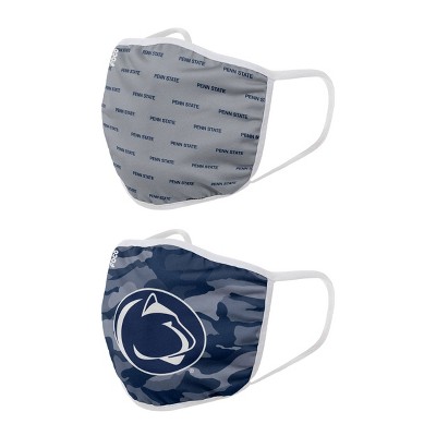 NCAA Penn State Nittany Lions Youth Clutch Printed Face Covering 2pk