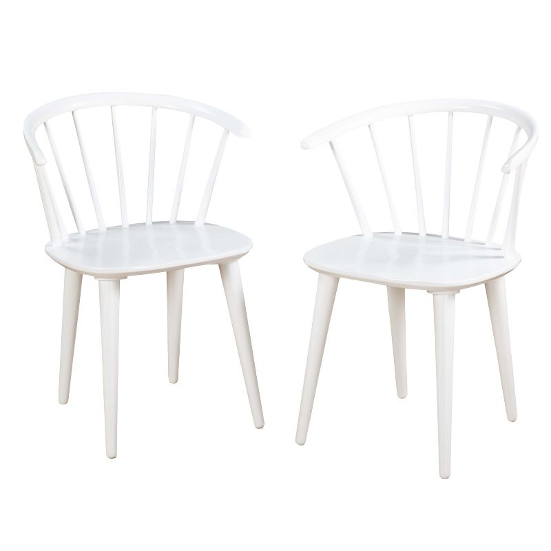 Set of 2 Florence Contemporary Windsor Dining Chairs - Buylateral, 1 of 10