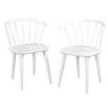 Set of 2 Florence Contemporary Windsor Dining Chairs - Buylateral