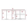NicBex Sideboard Buffet Cabinet Modern Design Wall Storage Cabinet 150" Cabinet with Built-in Dish Rack and Holder for Dining Room - 3 of 4