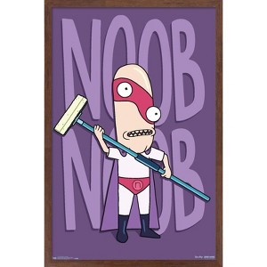 Trends International Rick And Morty - Noob Noob Framed Wall Poster Prints - 1 of 4