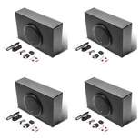 Rockford Fosgate P300-8P Punch 8 inch 300 Watt Powered Ported Subwoofer Enclosure System (4 Pack)