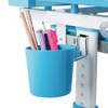 Mount-It! Accessory Kit for Height Adjustable Kids-Desk | Includes LED-Lamp, Book Holder Shelf and Pencil Holder-Cup, Blue - 4 of 4