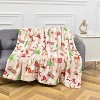 Comfort Ultra-Plush Flannel Blanket Christmas Plaid Christmas Tree. - 2 of 4