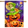 Briarwood Lane Halloween House Flag 40x28 For Outdoor Happy Jack-O-Lanterns For Halloween House Flag - 2 of 4