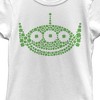 Girl's Toy Story St. Patrick's Day Little Green Men Shamrock Fill T-Shirt - 2 of 4