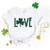 Simply Sage Market Love Clover Puff  Short Sleeve Tee - 3 of 4