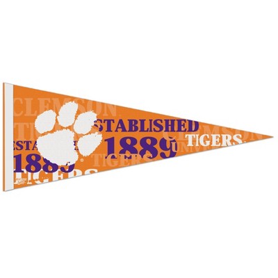 NCAA Clemson Tigers 30" Premium Pennant