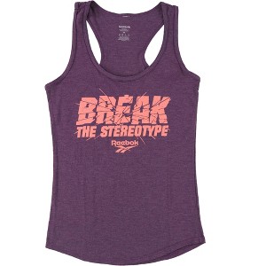 Reebok Womens Break The Stereotype Racerback Tank Top - 1 of 2