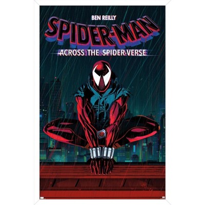 Trends International Marvel Spider-Man: Across The Spider-Verse - Trio  Framed Wall Poster Prints White Framed Version 22.375 x 34