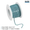 Unique Bargains Bags Clothing Decoration Crystal Rhinestone Sew on Close Claw Chain Trim - 2 of 4