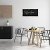 Stupell Industries Coffee Bar Classy Script Floating Frame Canvas Art, Black, 31" x 14" - 3 of 4