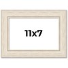 PosterPalooza | Photo Size Weathered White Picture Frame - UV Acrylic, Foam Board Backing, Hanging Hardware - 2 of 4