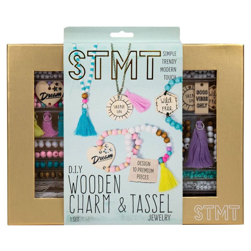 STMT Wooden Charm and Tassel Craft Kit, 1 of 7