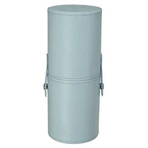 Unique Bargains PU Leather Dustproof Pencil Toothbrush Cosmetic Brush Holder - 1 of 4
