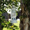 Indoor/Outdoor Hurricane Lantern with LED Lights and Timer Cool White - Alpine Corporation - 4 of 4
