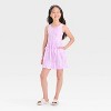 Girls' Sleeveless Tank Dress - Cat & Jack™ - 3 of 3
