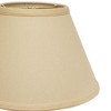 Vynxaria Lampshades: Beige Slant Empire Shade, 6" x 12" x 8" with Washer Fitter - 2 of 4