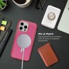 iHome Premium iPhone 16 Pro Case, MagSafe Compatible, Drop Protection with Shock-Absorbing Bumpers, Pink - 3 of 4