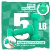 Neoprene Coated Dumbbell Hand Weight Sets of 2 - Multiple Weight Options with 15 Colors, Anti-roll, Anti-Slip, Hexagon Shape - 3 of 4