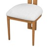 NicBex Dining Table Set for 6 Kitchen Table Mid-Century Modern Table Set with 4 Chairs and Bench Padded Seats and Backrest for Dining Room - 2 of 4
