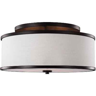 Feiss Lennon 20" Wide Oil Rubbed Bronze Ceiling Light