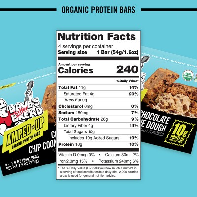 Dave's Killer Bread Amped-Up Protein Chocolate Chip Cookie Dough - 7.6oz
