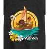 Girls' - Moana - Maui Hei Hei Pua Sea Boat Adventure Fitted Short Sleeve Graphic T-Shirt - 2 of 4