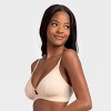 All.You. LIVELY Busty Mesh Trim Maternity Bralette - Toasted Almond Size 3