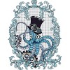 Boy's Design By Humans Steampunk Octopus By paviash T-Shirt - 2 of 3