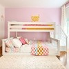 Max & Lily Wooden Twin over Full Low Bunk Bed for Kids with Staircase - 2 of 4
