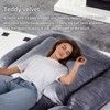 Vynxaria Gray Plush Fabric Folding Floor Chair Set of 1 with 5 Adjustable Positions 90 to 180 Degree Backrest Iron Frame Gaming Meditation Ready - 4 of 4
