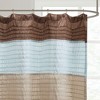 PAGED Faux Silk Lightweight Dupioni Fabric Shower Curtain, Featuring Textured Dupioni Fabric & Easy-Care Machine-Washable Design - 2 of 4